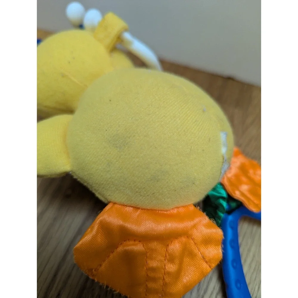 Baby Einstein Busy Bellies Duck rattle teether FLAWS READ no vibrate